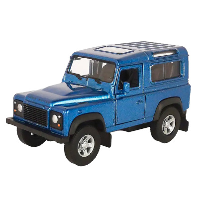 Машинка инерционная Land Rover Defender масштаб 1:38 Welly 42392W 1